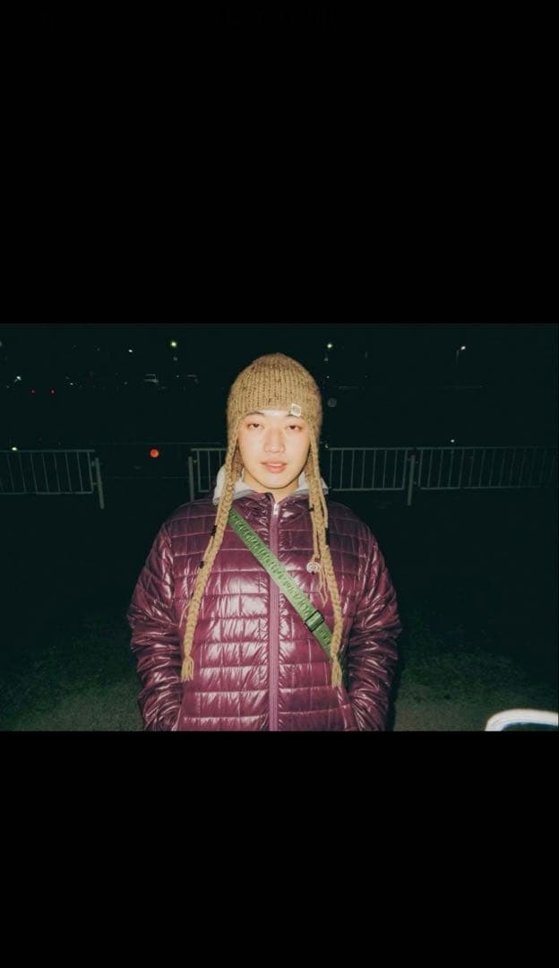 帽子 SOL soonerorlaterHAND-KNITTED FLIGHT CAP