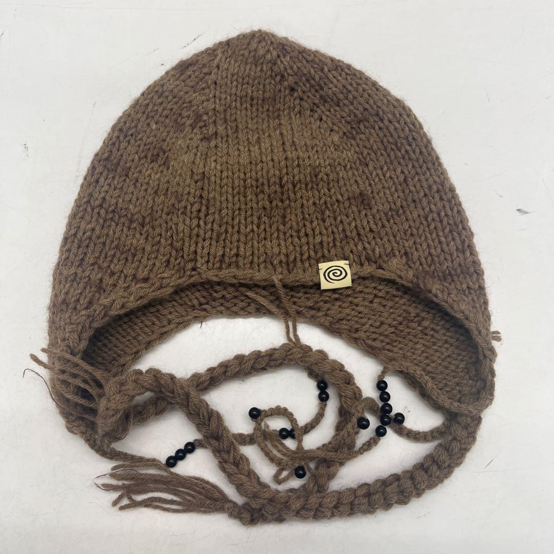 帽子 SOL soonerorlaterHAND-KNITTED FLIGHT CAP