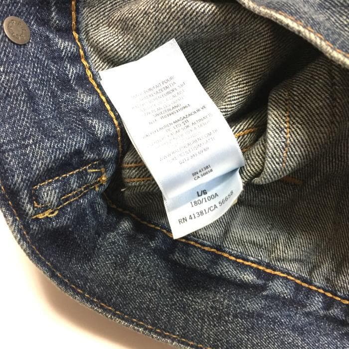 美品 希少 Ｌ ポロラルフローレン フェイデッド デニム トラッカー ジャケット