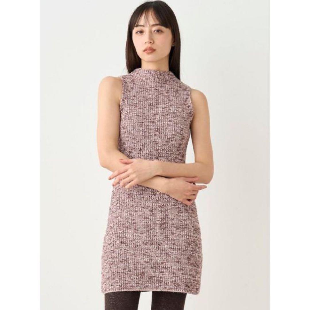 snidel ミニニットワンピース＆ニットジャケット セットアップ