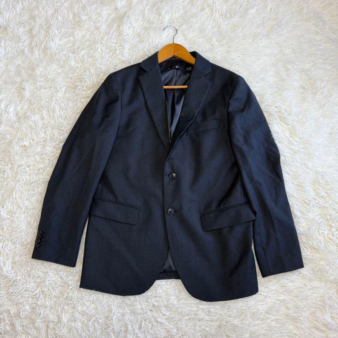 【ユニクロ＋j】即完売品 セットアップ スーツ グレー Mサイズ メンズ