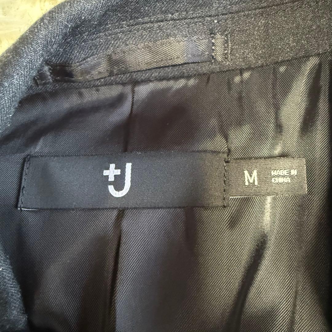 【ユニクロ＋j】即完売品 セットアップ スーツ グレー Mサイズ メンズ