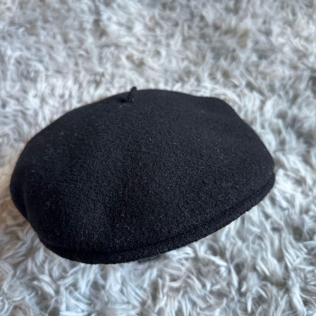 【美品】 Marine Serre マリーンセル ベレー帽 ブラック
