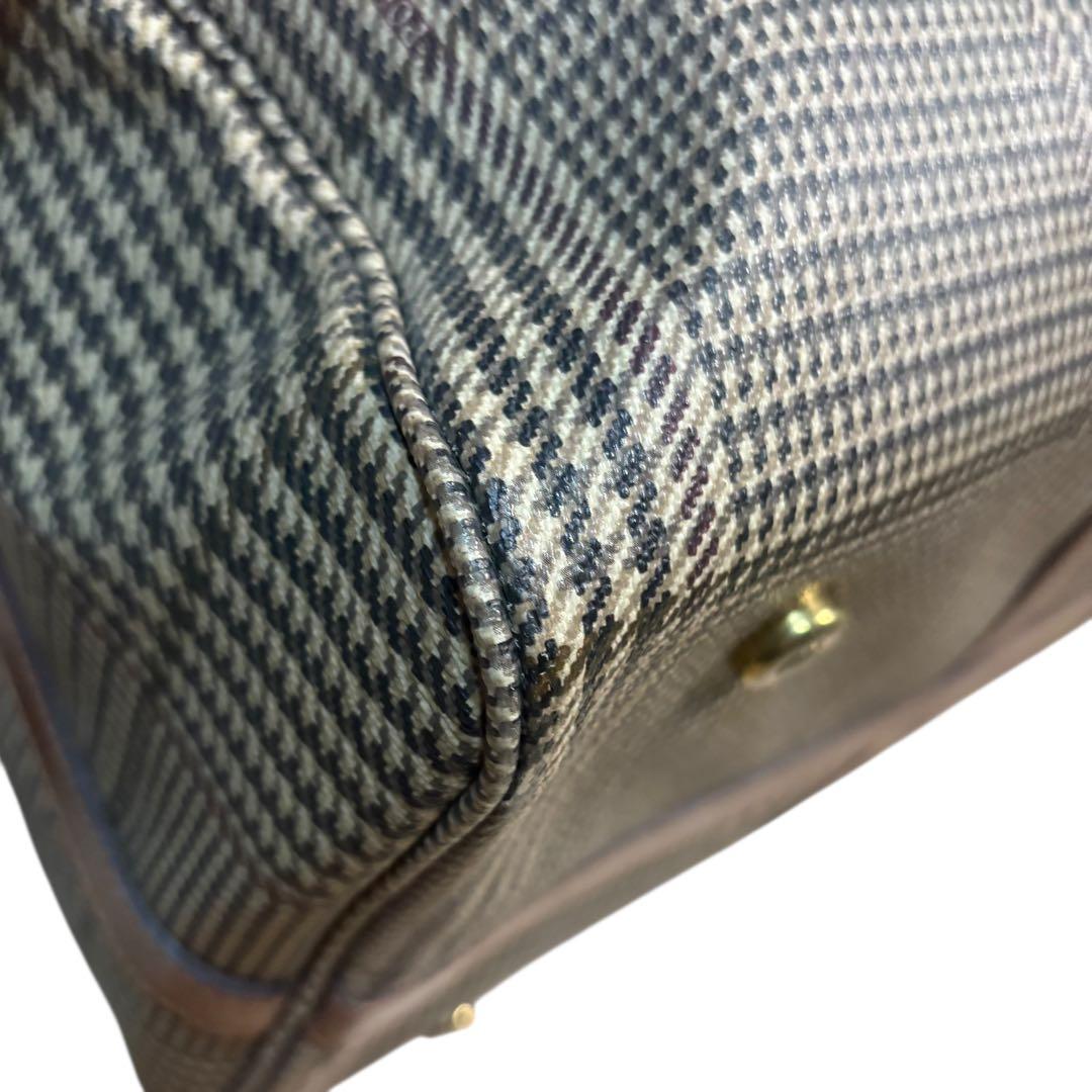 【希少】ポロラルフローレン　千鳥格子　ボストンバッグ　2way　大容量　ボストン