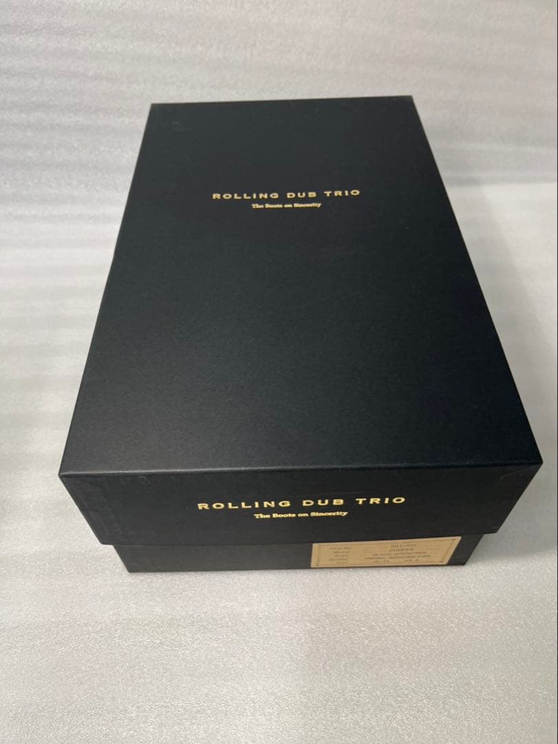 靴 ROLLING DUB TRIO COUPEN BLACK HORSEHIDE