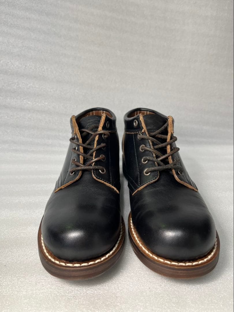 靴 ROLLING DUB TRIO COUPEN BLACK HORSEHIDE