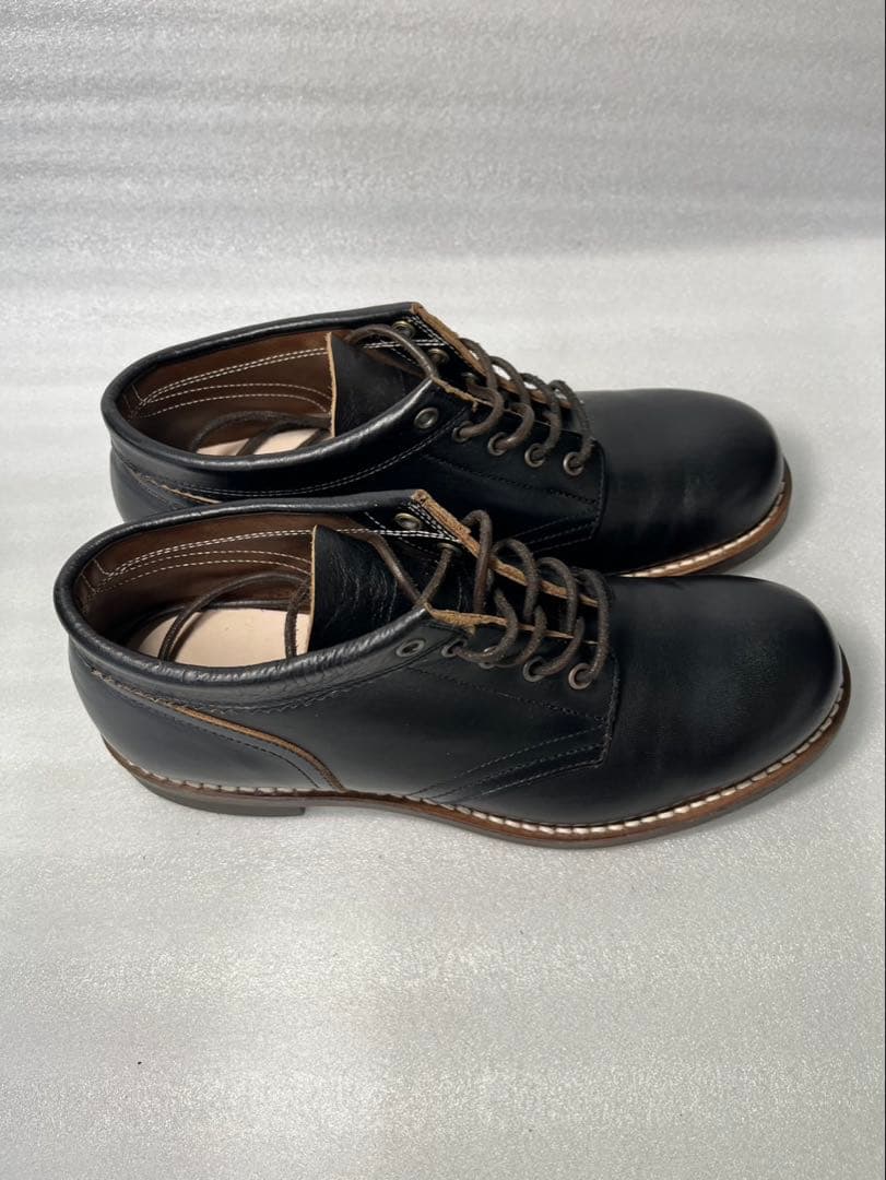 靴 ROLLING DUB TRIO COUPEN BLACK HORSEHIDE