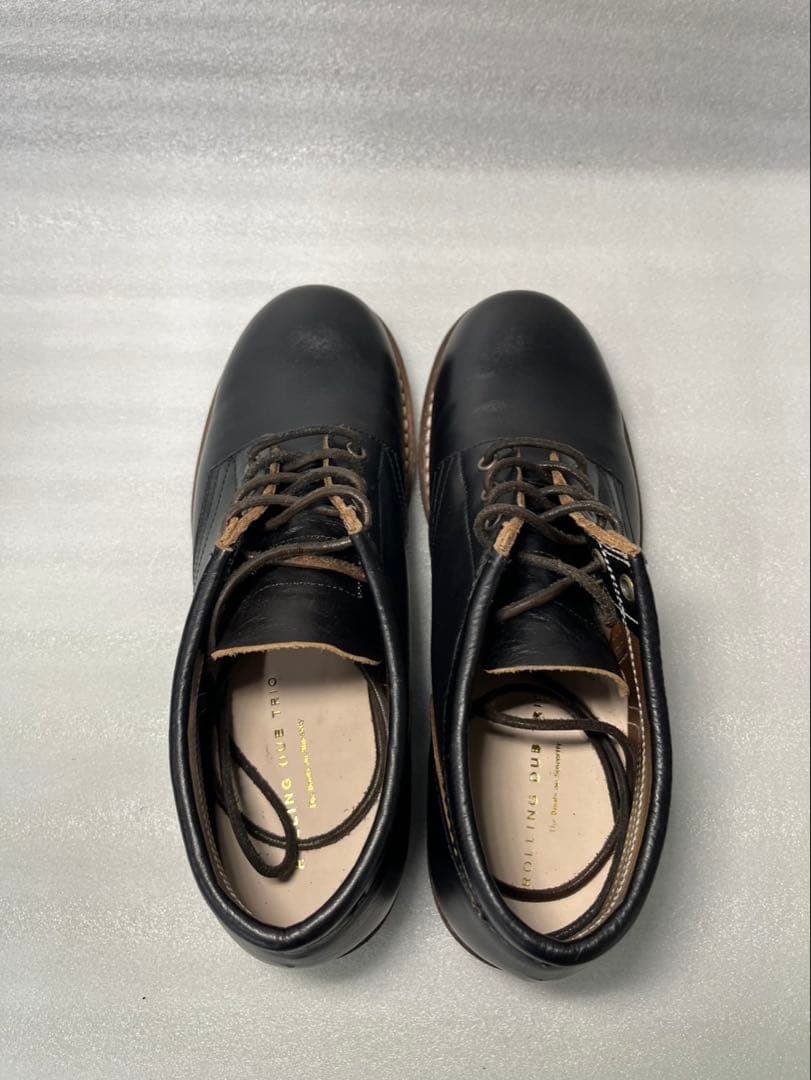 靴 ROLLING DUB TRIO COUPEN BLACK HORSEHIDE