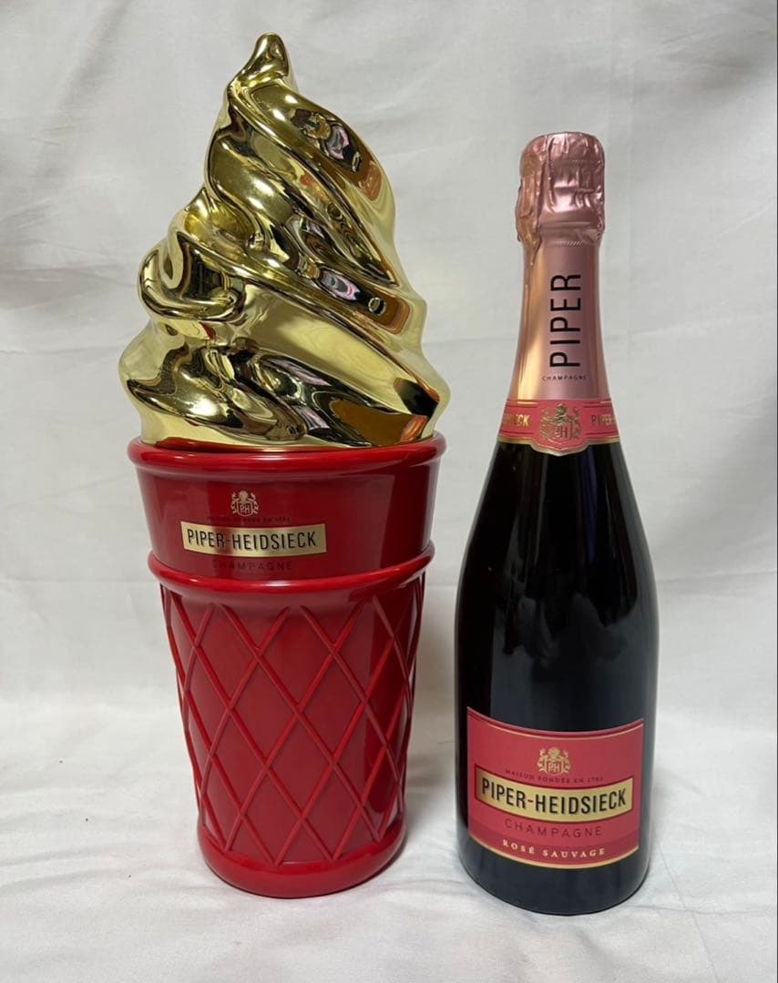 パイパー　エドシック　ブリュット　リップ型・ロゼ　ソフトクリーム型　未開封