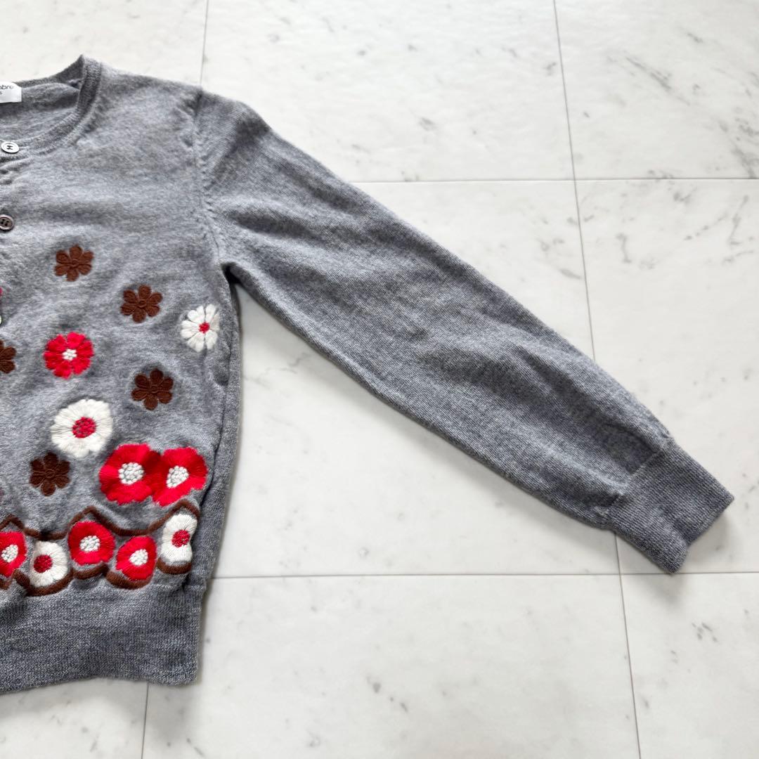 【美品】COMME des GARCONS コムデギャルソン カーディガン 刺繍