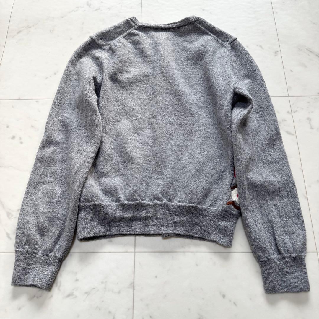 【美品】COMME des GARCONS コムデギャルソン カーディガン 刺繍