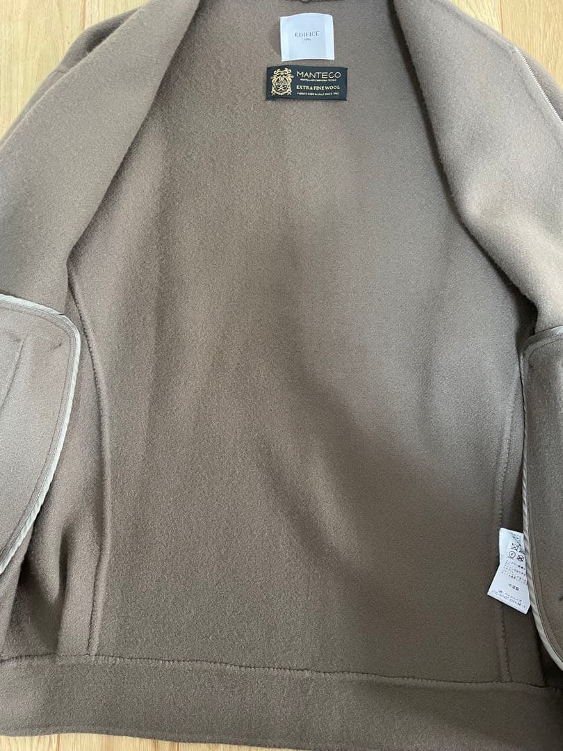 【新品未使用タグ付き】EDIFICE ウール　ジップアップジャケット