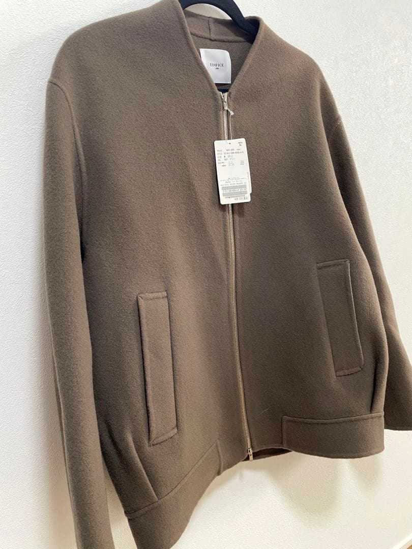 【新品未使用タグ付き】EDIFICE ウール　ジップアップジャケット