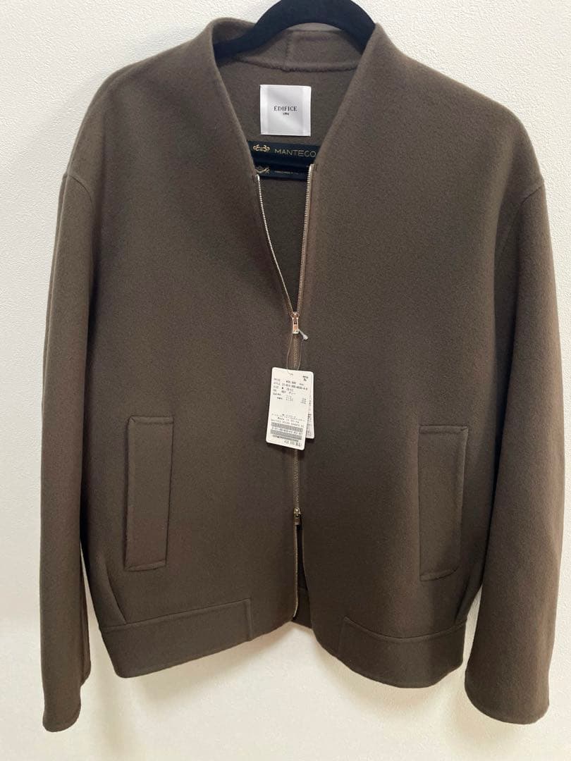 【新品未使用タグ付き】EDIFICE ウール　ジップアップジャケット