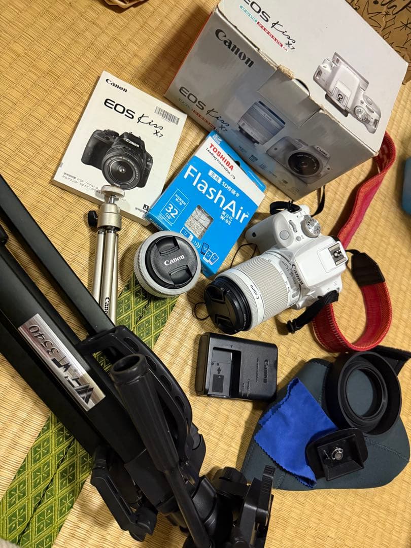 Canon EOS Kiss X7 ホワイト レンズ付き