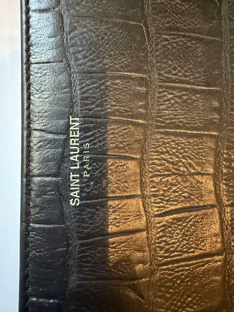 SAINT LAURENT サンローラン　ラウンドファスナー長財布　箱あり