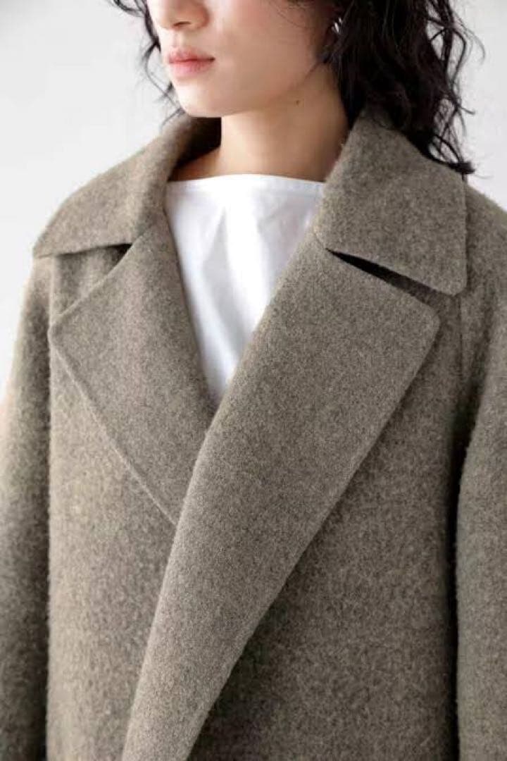 美品YLÈVE WOOL DOUBLE CLOTH SHEEPCOATサイズ 4