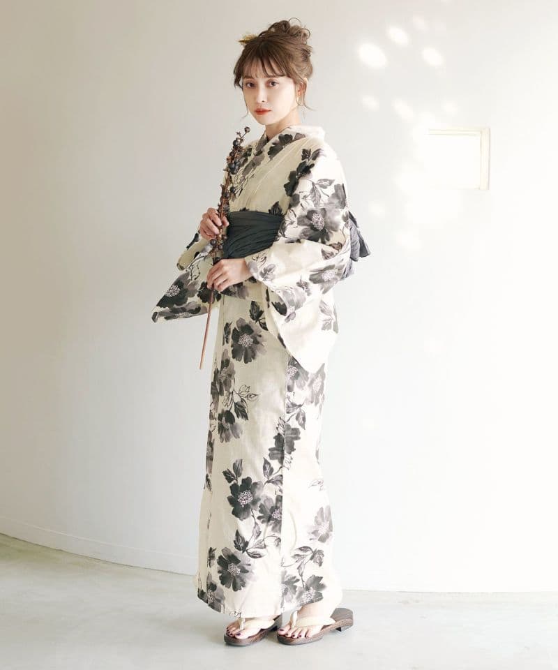 Dita 浴衣 京の水墨画