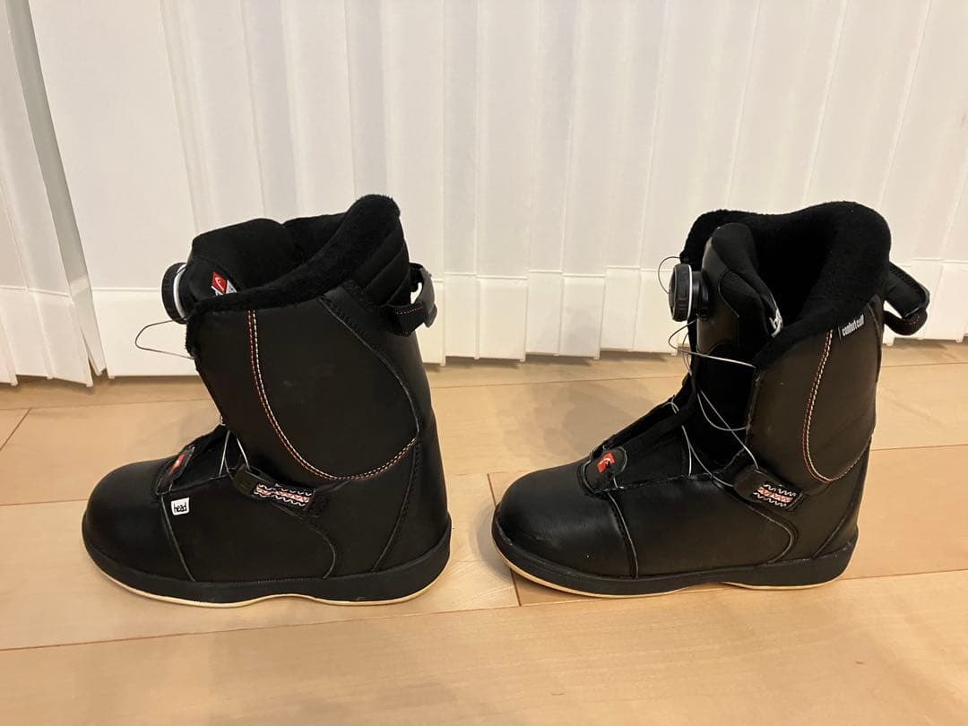 HEAD 【美品】　22.5〜23.5子供用スノーボードブーツ（ケース付き）