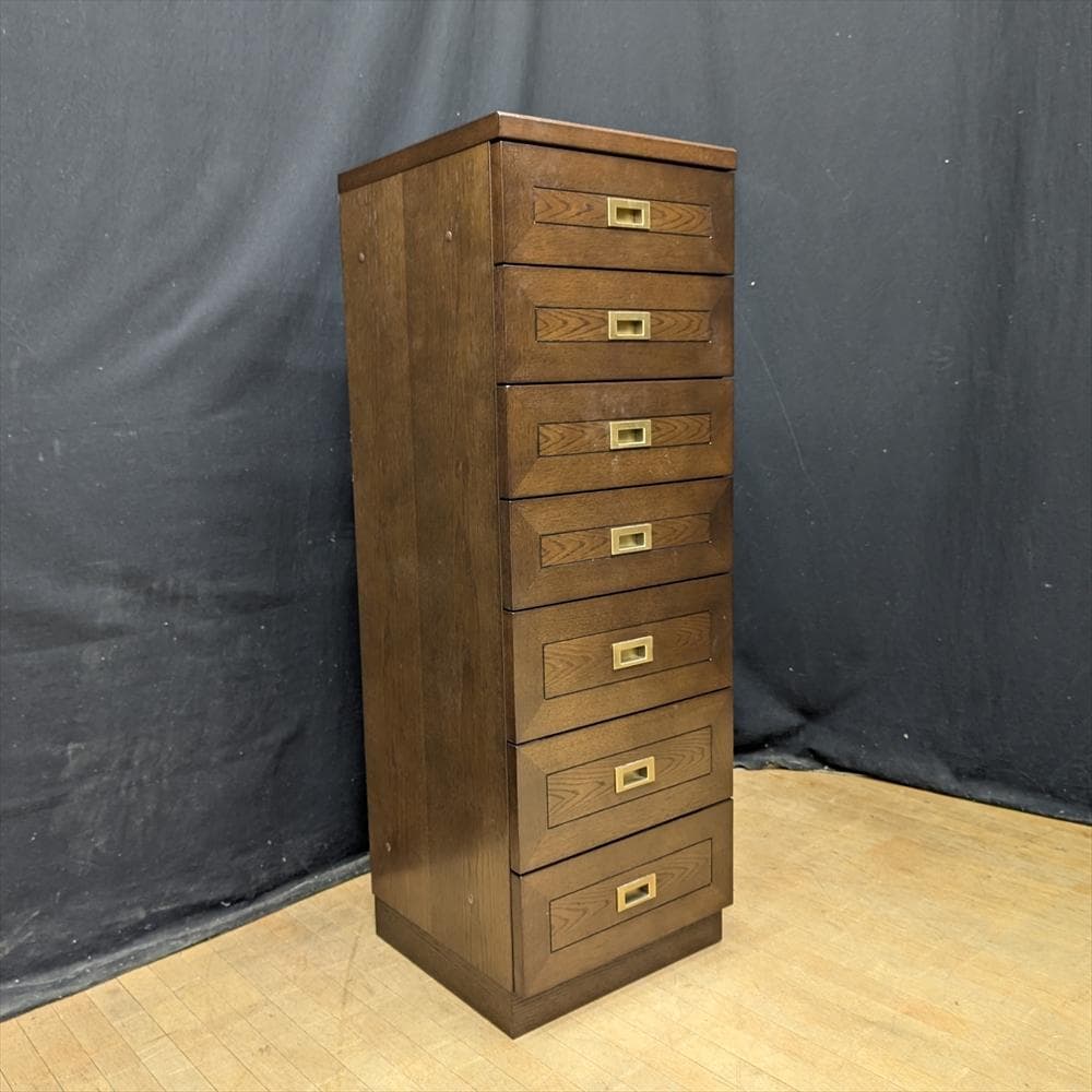 美品　府中　高橋工芸　ハイチェスト　整理箪笥　たんす　箪笥　タンス　チェスト