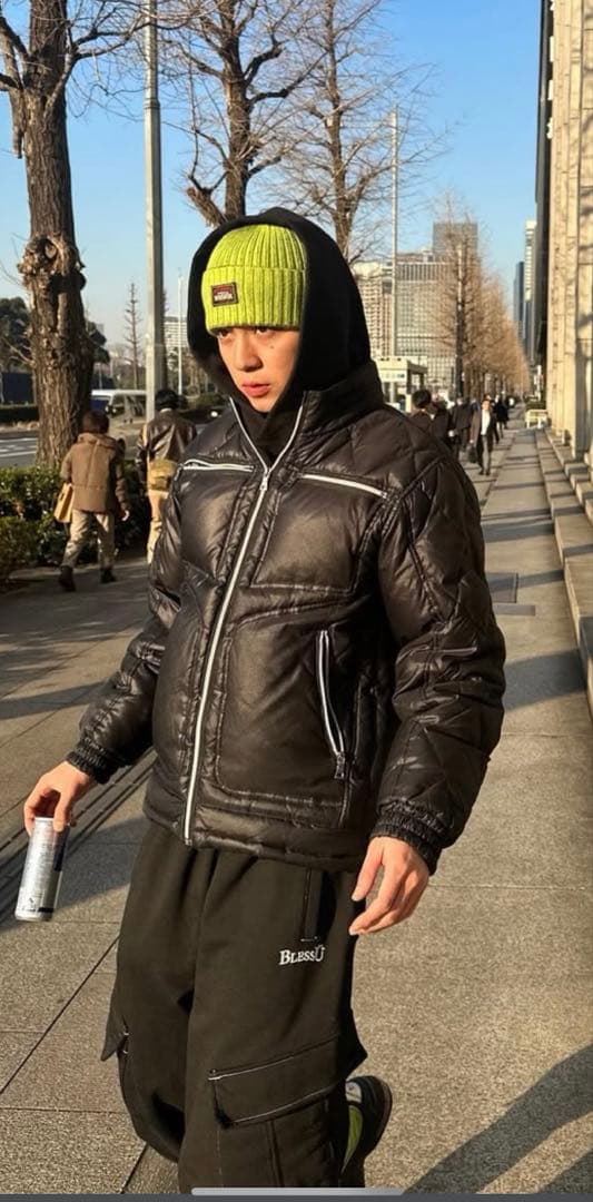 Stussy ニット帽　ビーニー　かつきくん着用