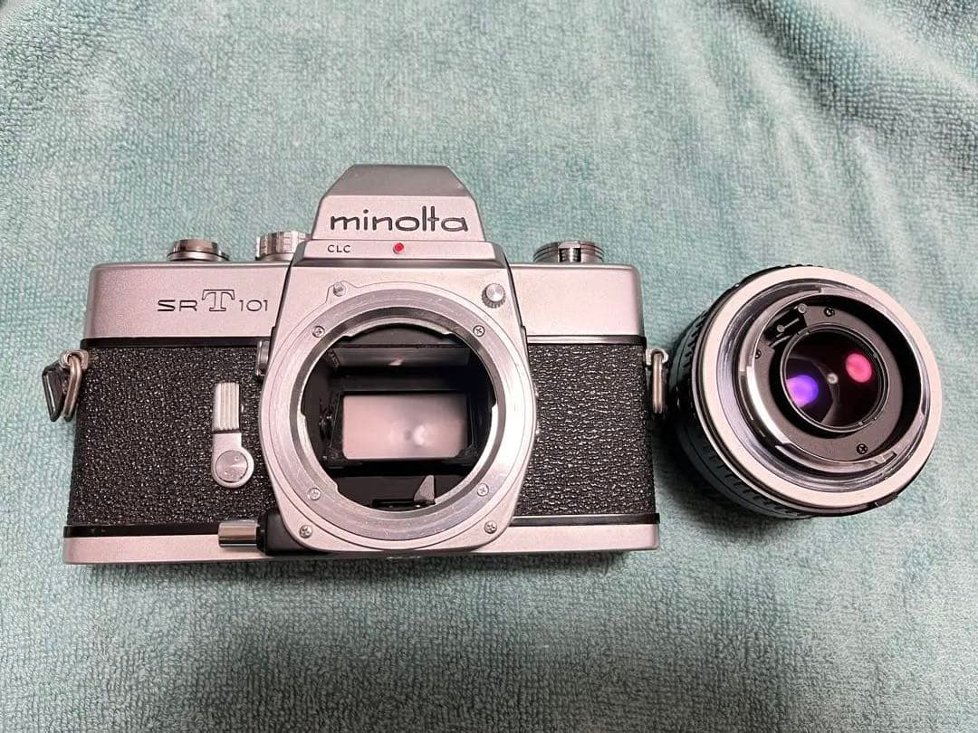 MINOLTA　ミノルタ SRT101 純正 F1.7/50mmレンズ　撮影可能