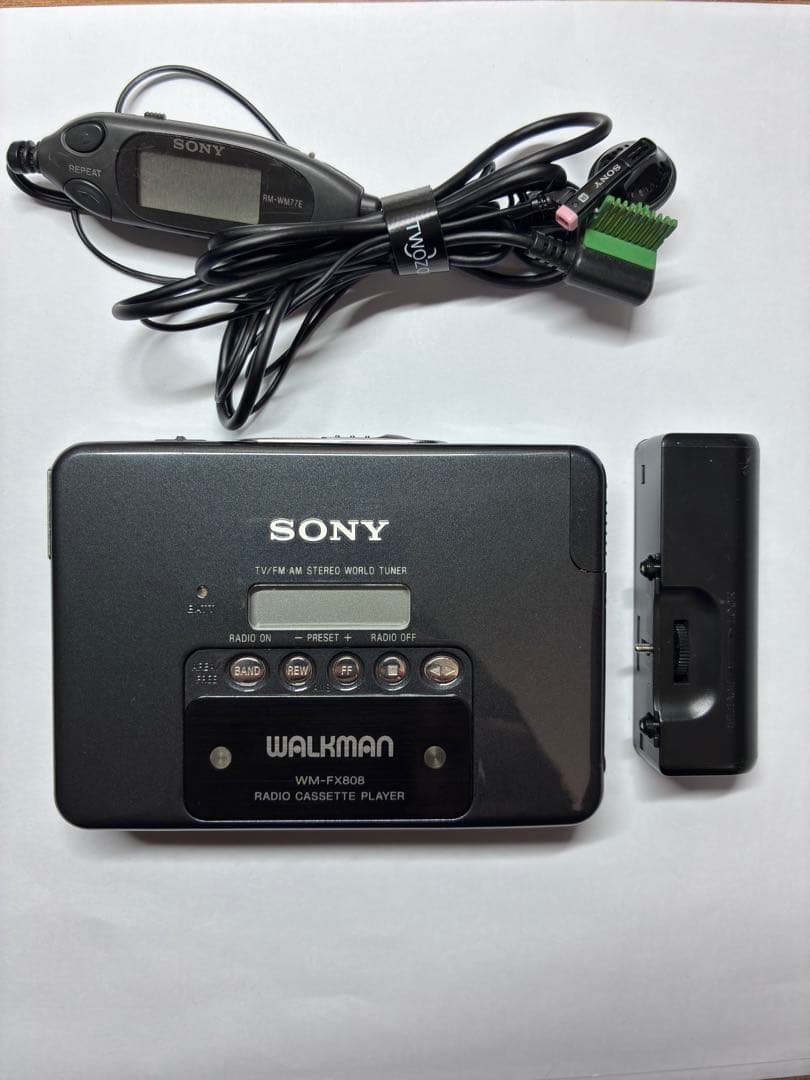 SONY WM-FX808ラジオカセットプレーヤー,動作品.美品