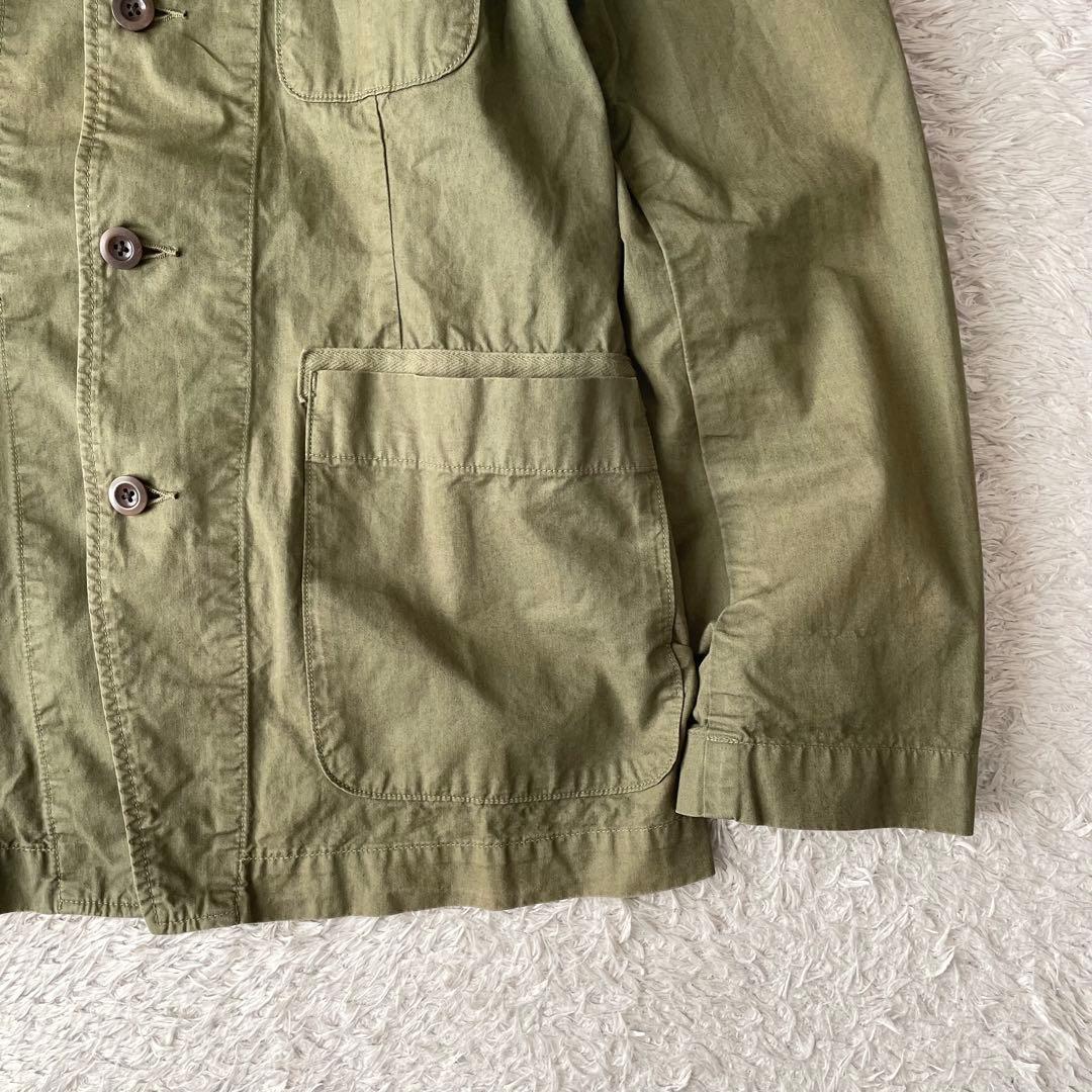 エムエイチエル MHL fatigue jacket M カーキ