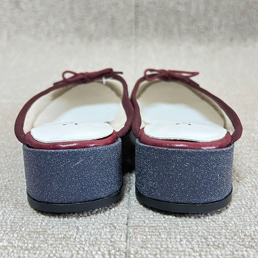 美品・希少✨レペット repetto バーガンディ ミュール EU37