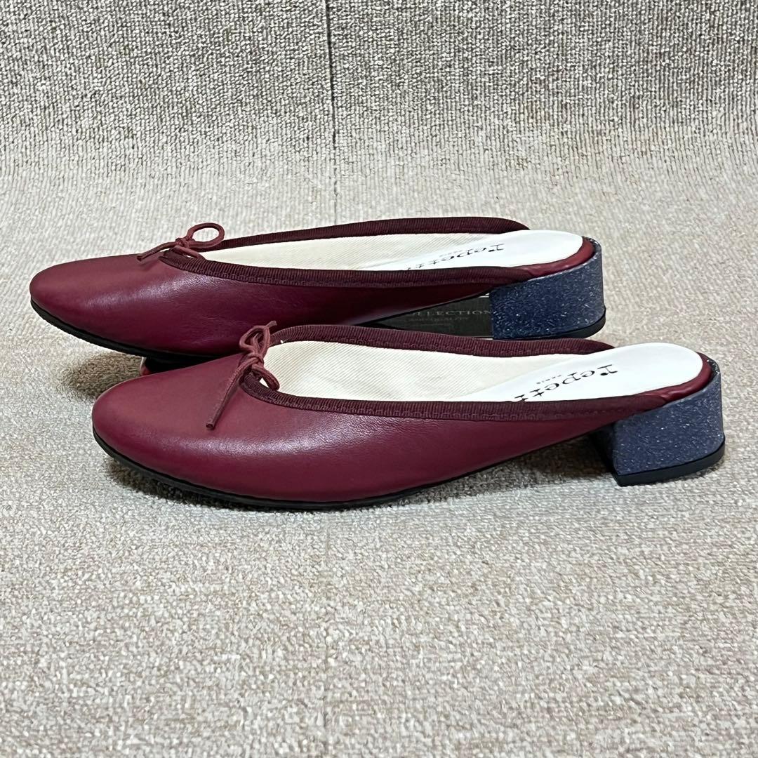 美品・希少✨レペット repetto バーガンディ ミュール EU37