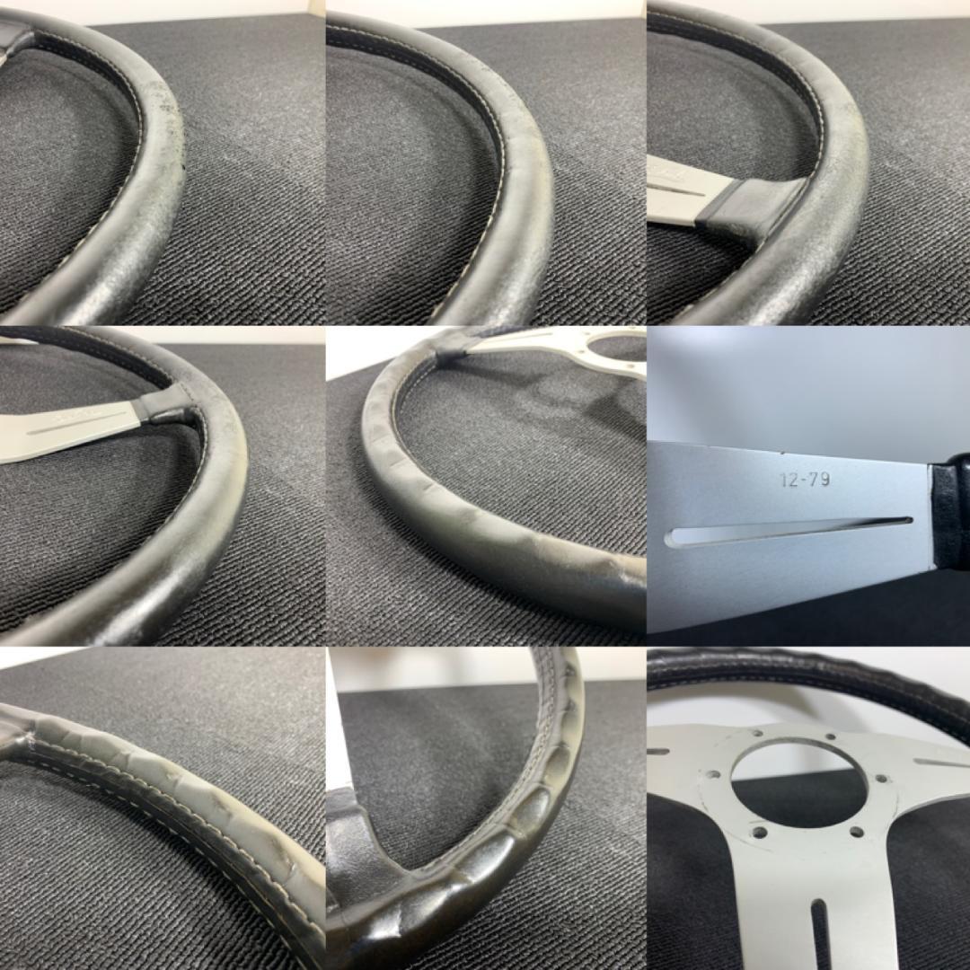 希少 大径39φ ナルディクラシック レザーステアリング 新品ホーンボタン付