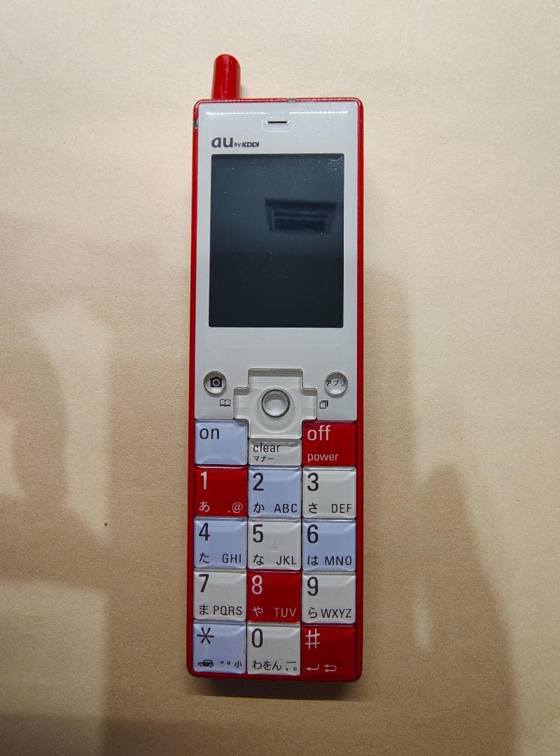 au INFOBAR（初代）ニシキゴイNISHIKIGOI　動作確認、リセット済