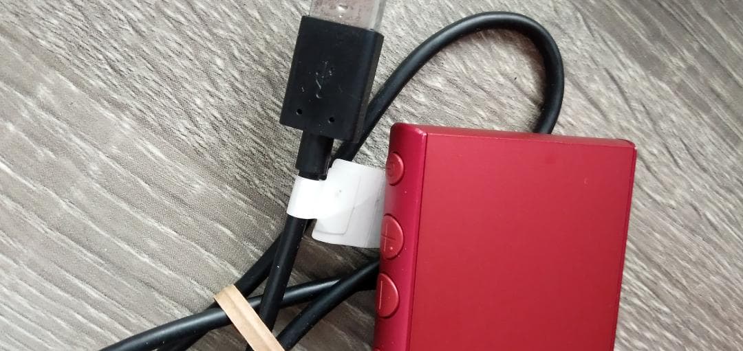 Sony MP3プレーヤー赤