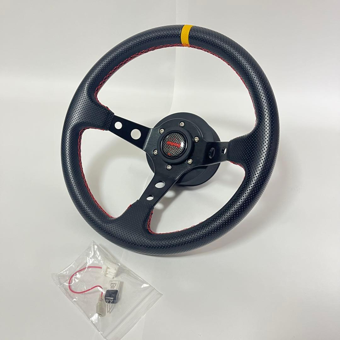 MOMO ステアリングホイール ブラック