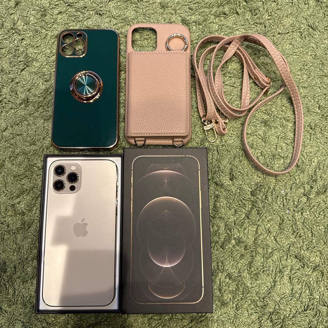 iPhone12 Pro 256GB ゴールド　ケース付き