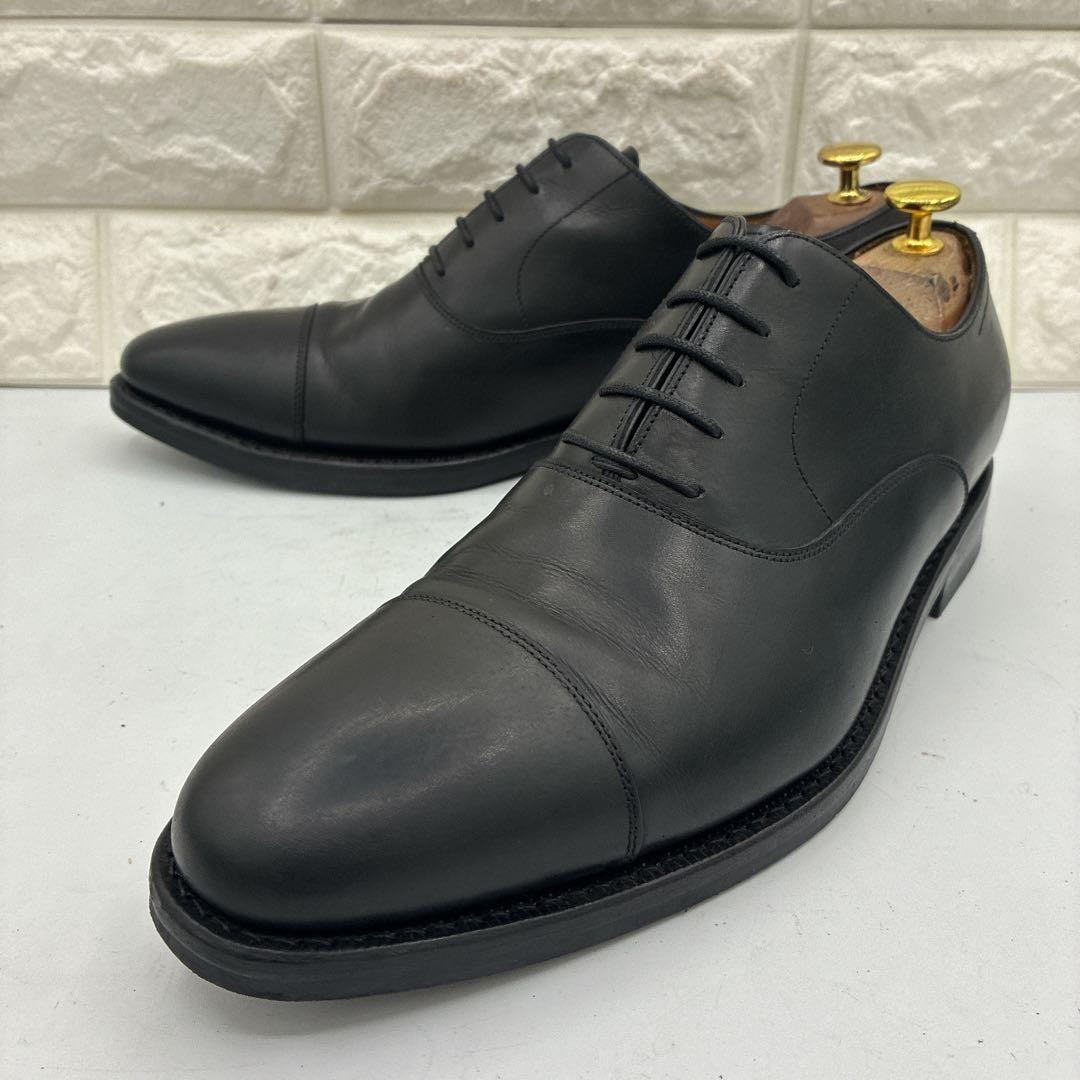 【美品】ジャランスリワヤ ストレートチップ 27.5 ビジネスシューズ 黒