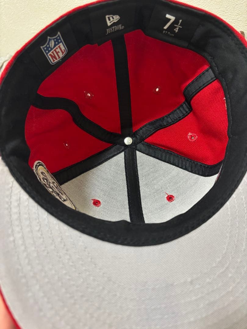 ニューエラ red 赤ドン キャップ 59FIFTY NFL サンフランシスコ