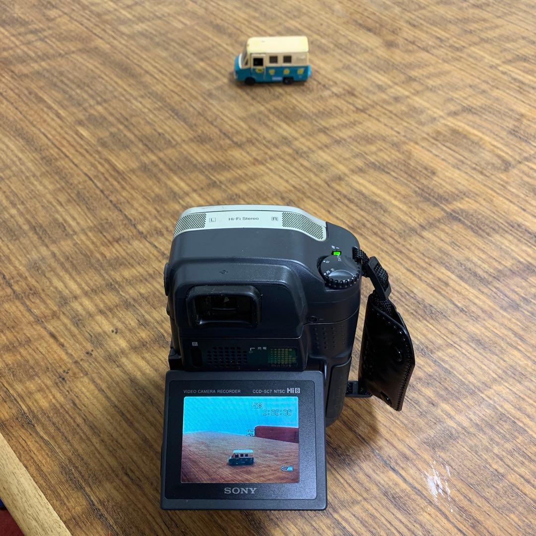 レア 希少 SONY ソニー 液晶Hi8/8ミリビデオカメラ・CCD-SC7