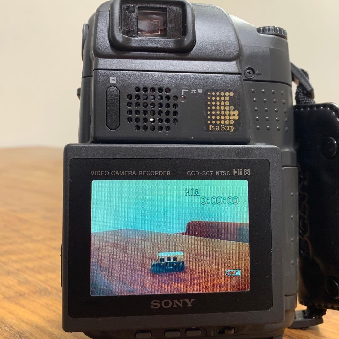 レア 希少 SONY ソニー 液晶Hi8/8ミリビデオカメラ・CCD-SC7