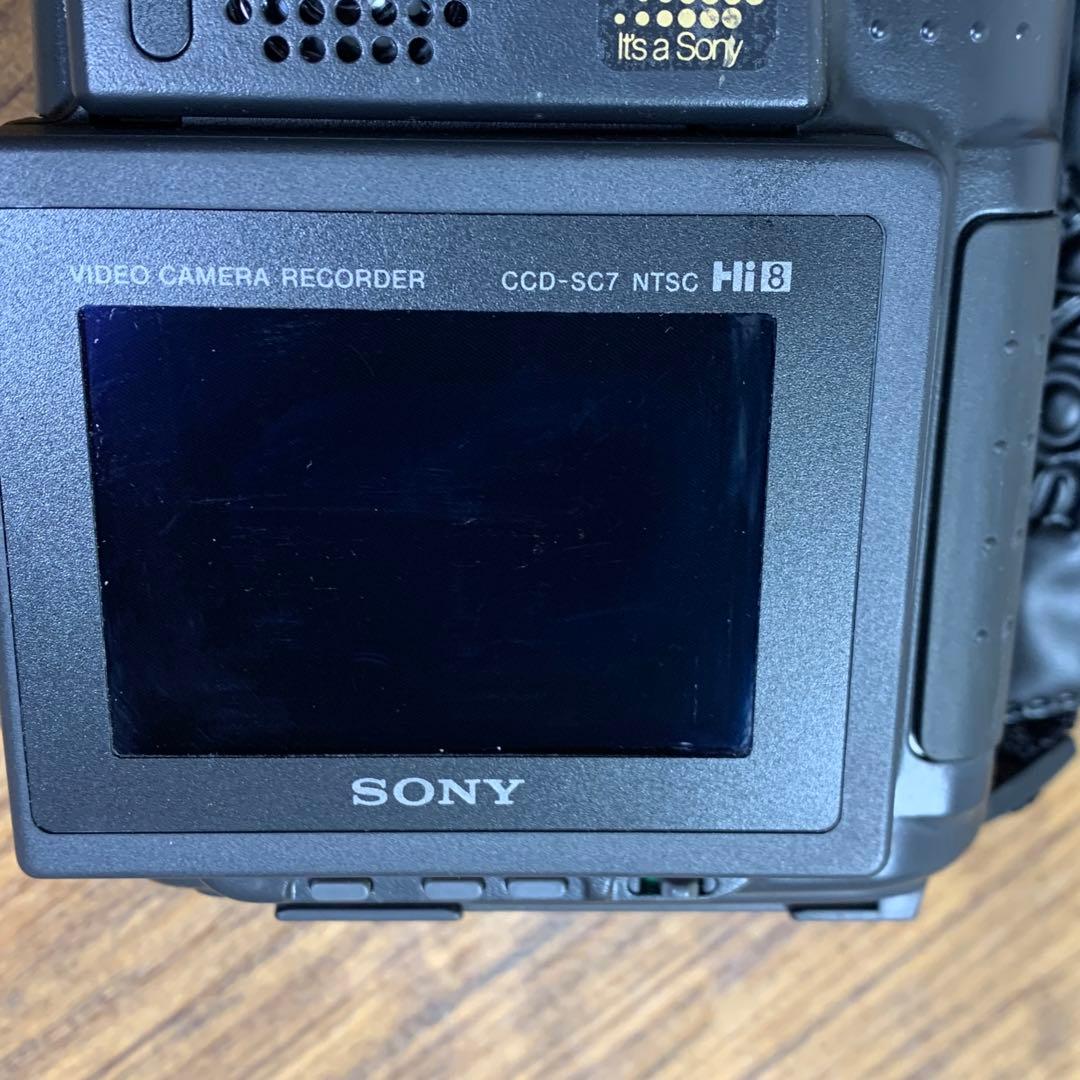 レア 希少 SONY ソニー 液晶Hi8/8ミリビデオカメラ・CCD-SC7