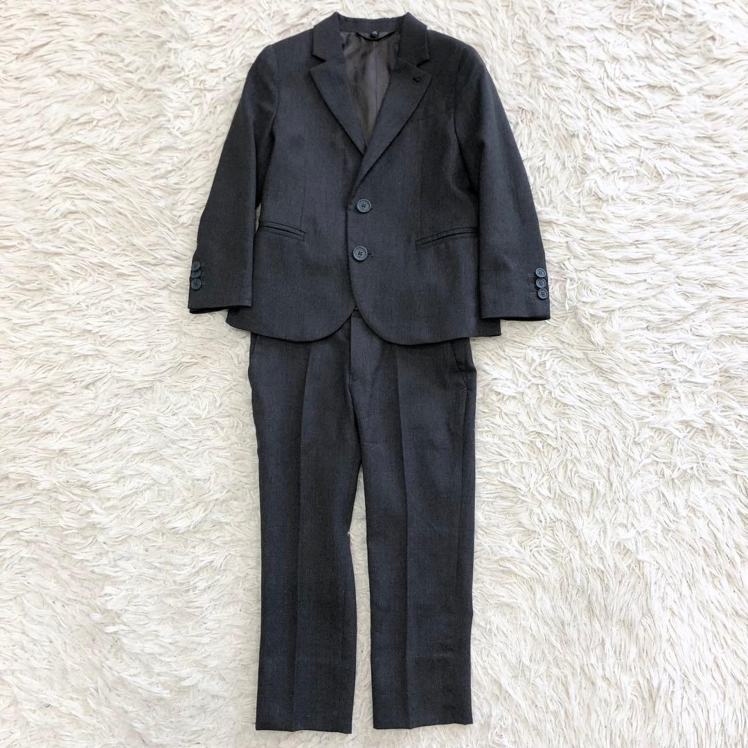 美品✨アルマーニジュニア　スーツ　セットアップ　チャコールグレー　4A106cm