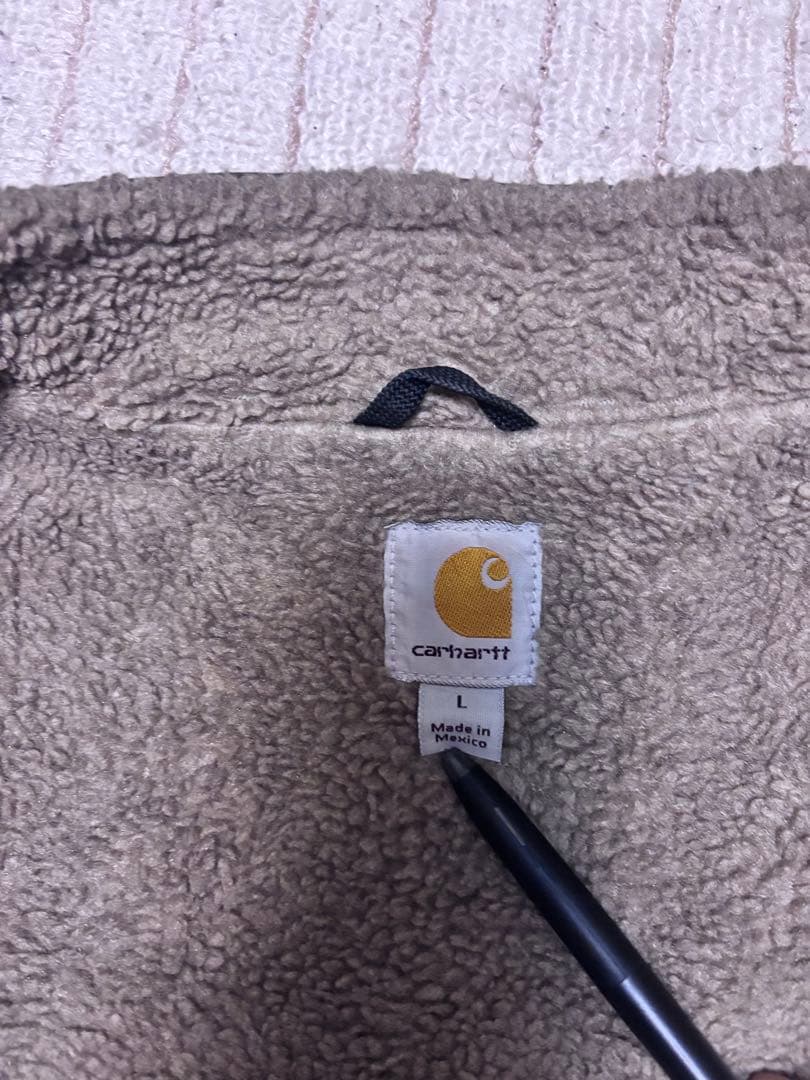 トップス 90S Carhartt boa vest dark brown Mexico
