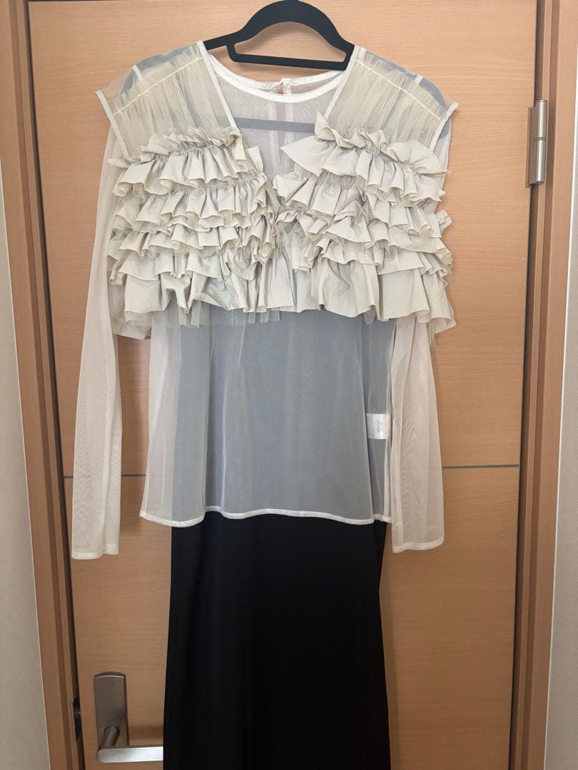 スーツ・フォーマル・ドレス ANDRESD taffeta tulle vest set dress