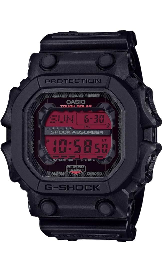 ジーショック GX-56BBR-1JF ブラック×レッド