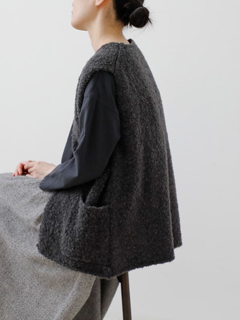 トップス evameva alpaca wool vest 2025AW