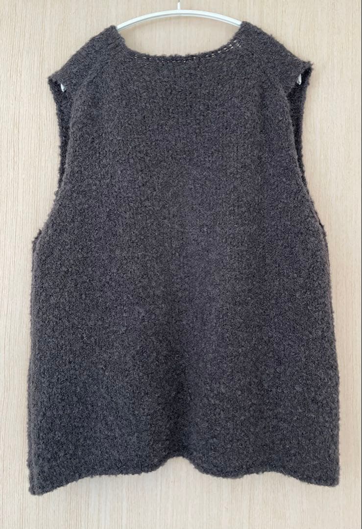 トップス evameva alpaca wool vest 2025AW