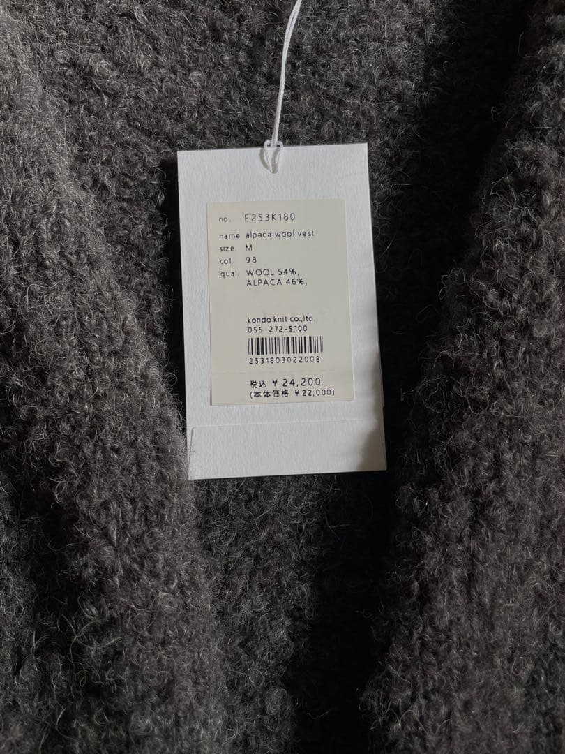 トップス evameva alpaca wool vest 2025AW