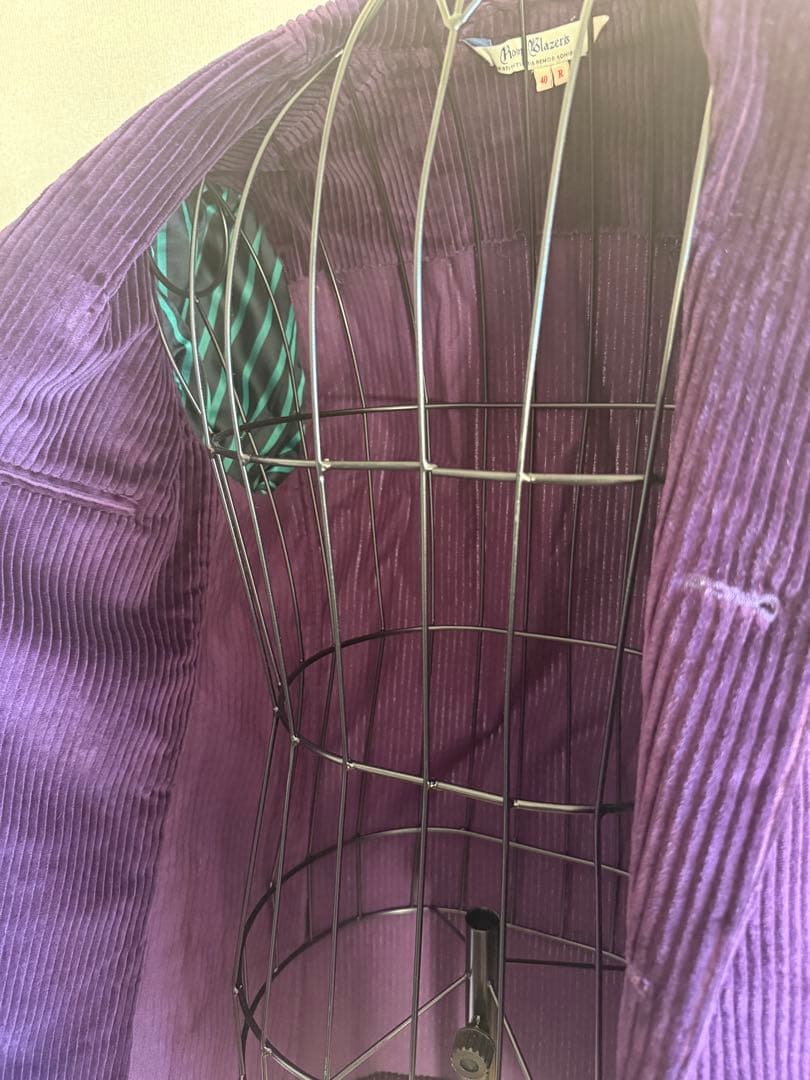 Rowing Blazers USA製 太畝コーデュロイ テーラード紫 金ボタン