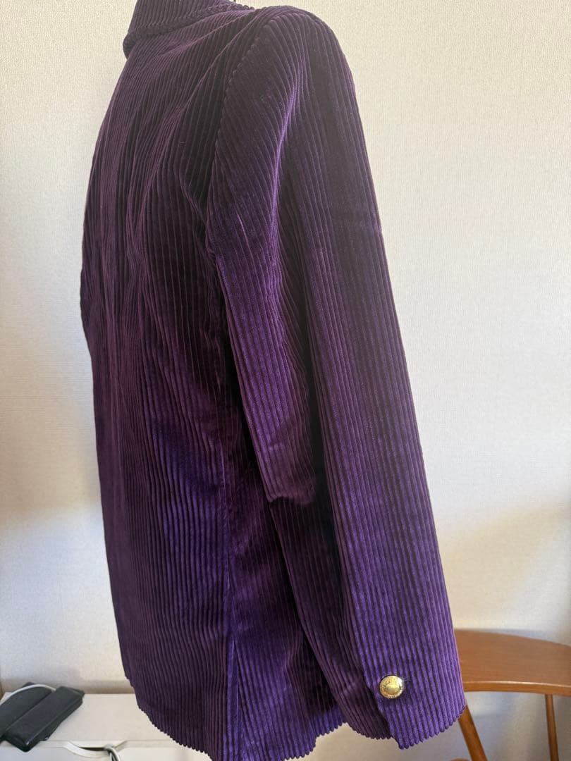 Rowing Blazers USA製 太畝コーデュロイ テーラード紫 金ボタン