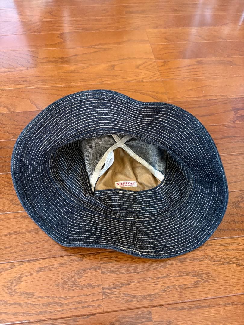 KAPITAL デニムストライプハット